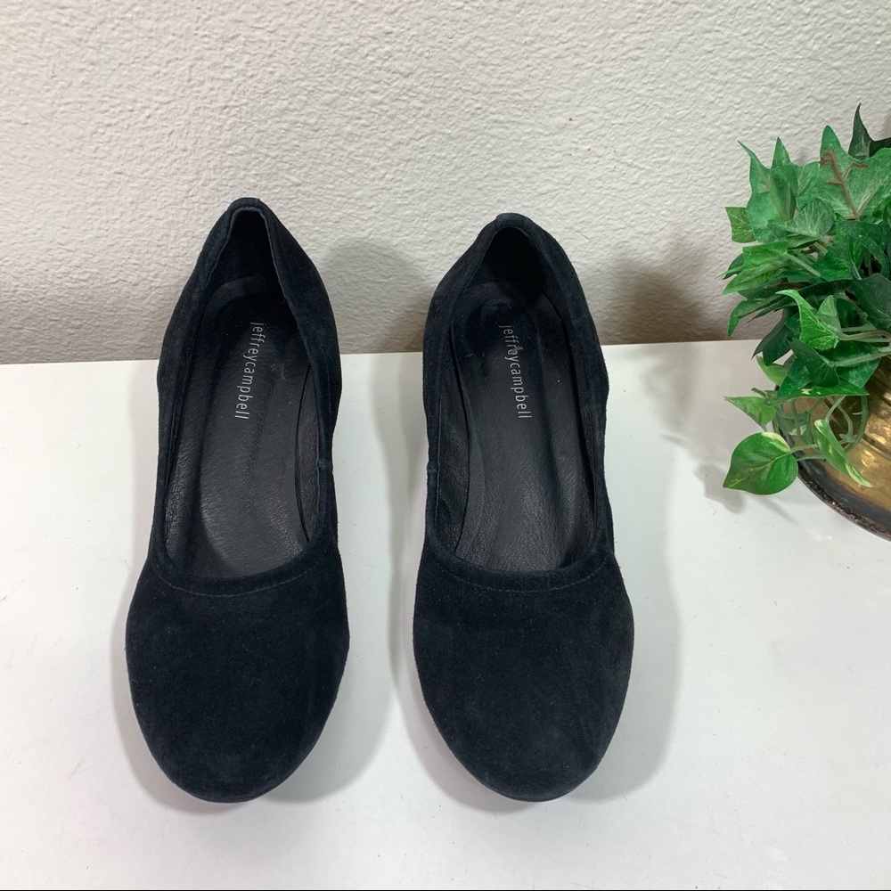 Jeffrey Campbell Bitsie Suede Pumps Heels - Picture 2 of 10